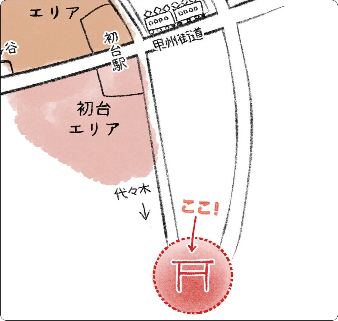 代々木八幡地図